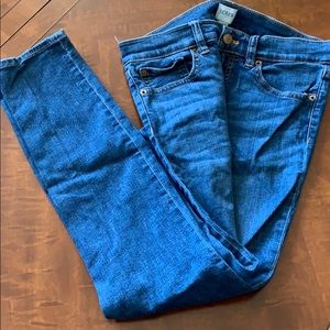 J Crew low rise skinny jeans